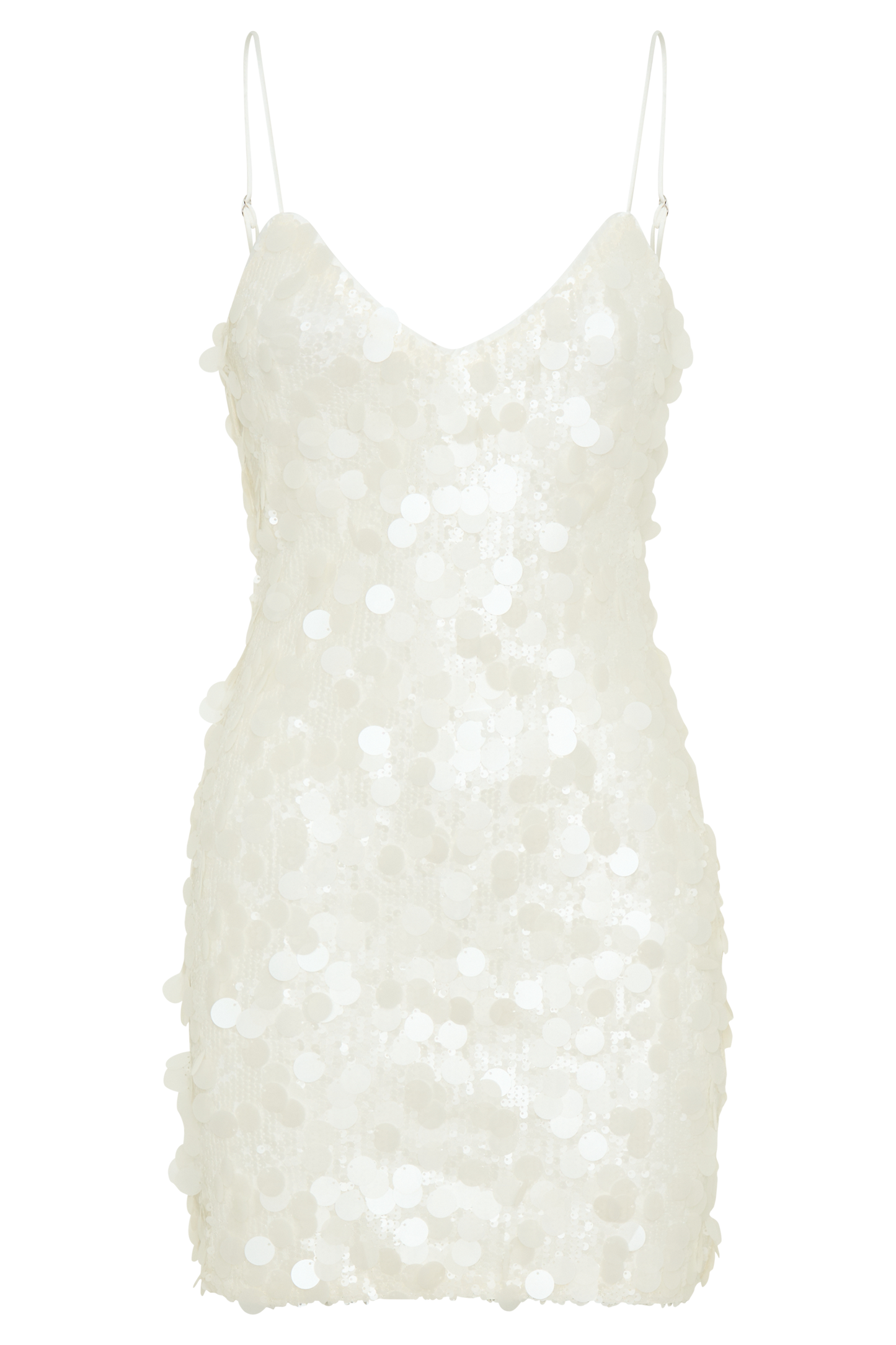 ROF Romilly Payet Mini Elbise - Fildişi