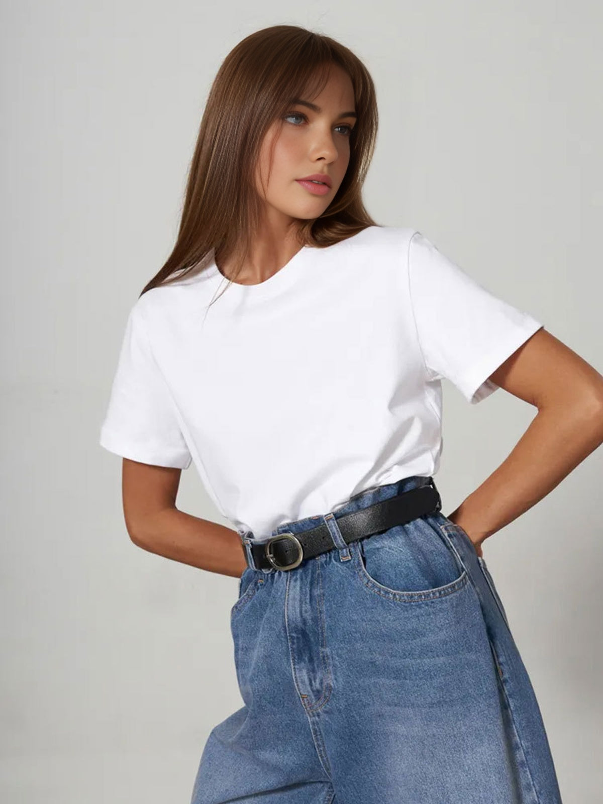 For Every Moment Solid Shirt Shine Aura