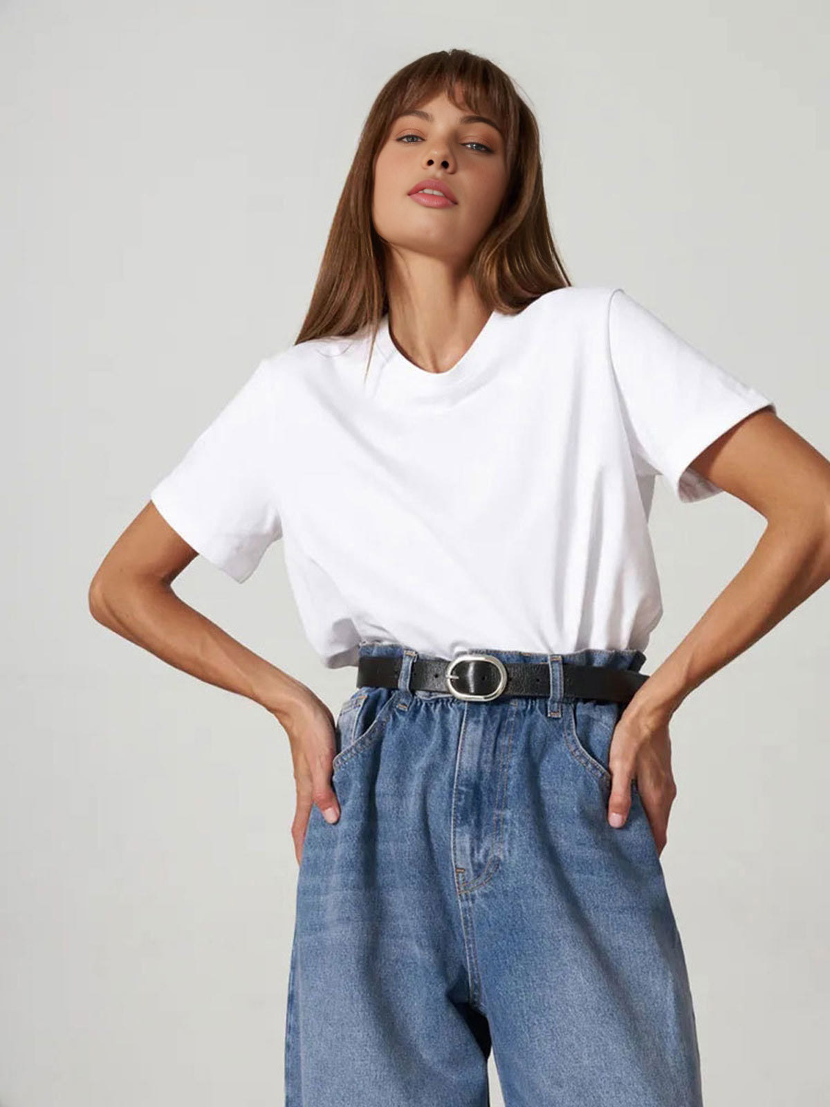 For Every Moment Solid Shirt Shine Aura