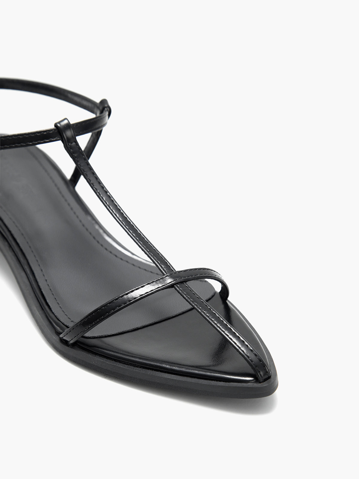 Strappy Slingback Heel Sandals Shine Aura