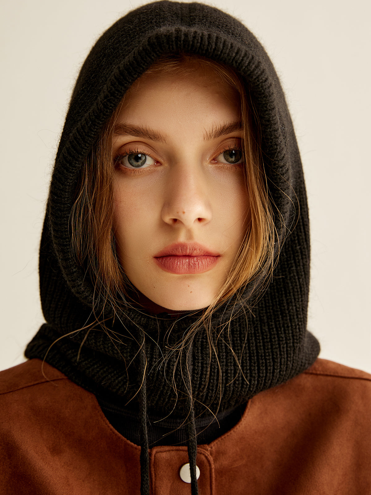 Drawstring Warm Balaclava Hat Shine Aura