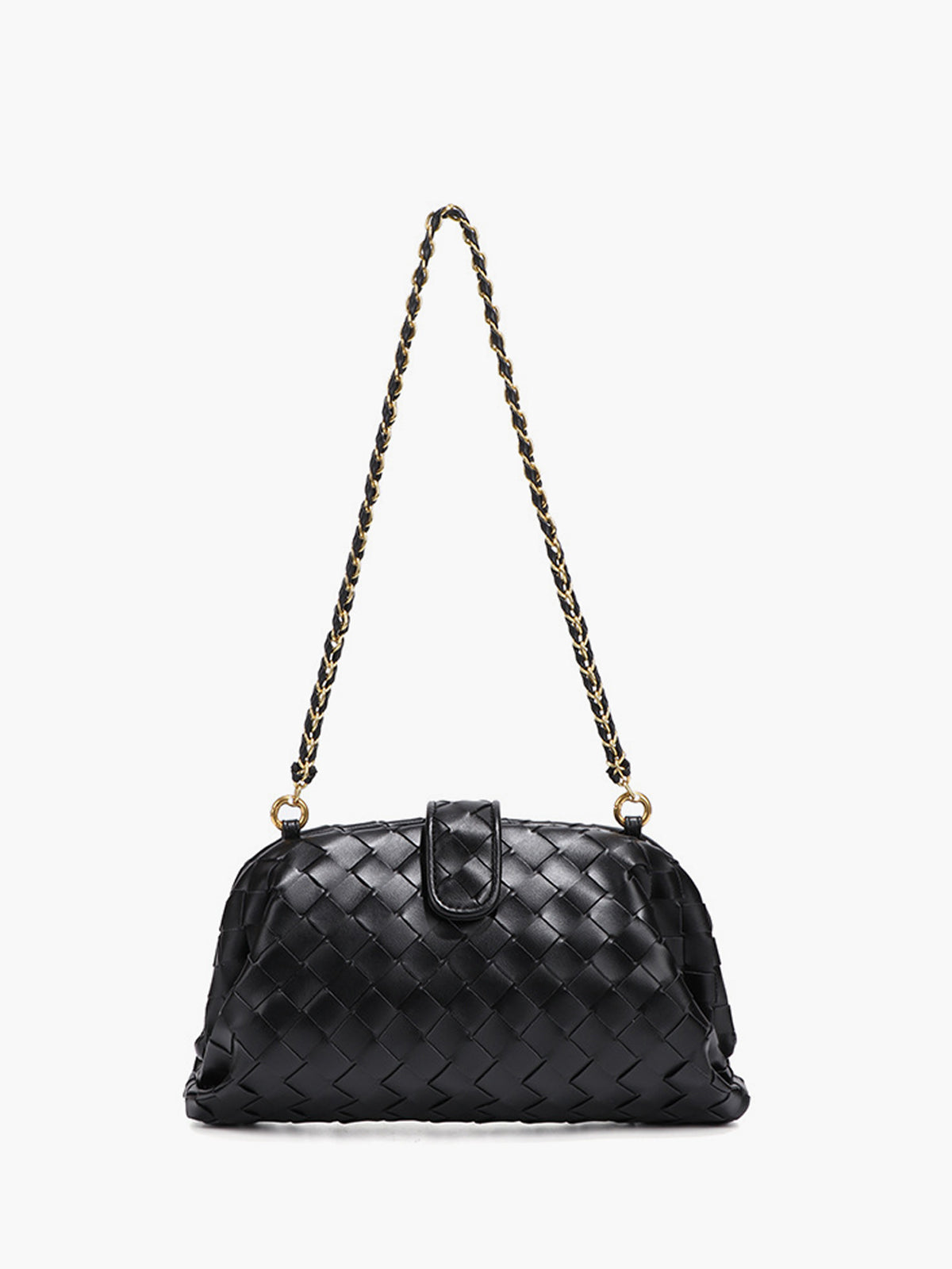 Woven Cloud Dumpling Shoulder Bag Shine Aura