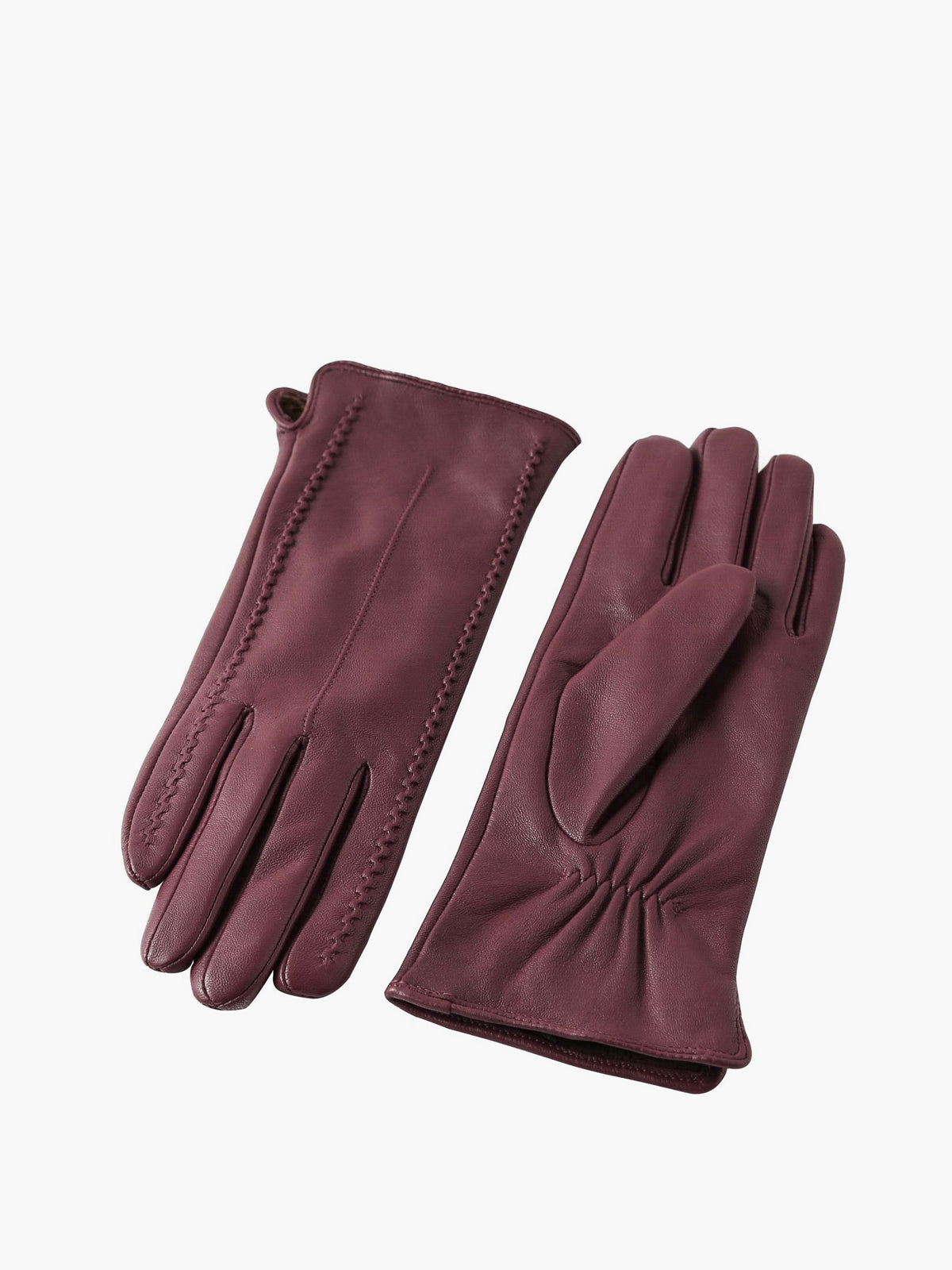 Goatskin Fleece Lined Warm Gloves Shine Aura
