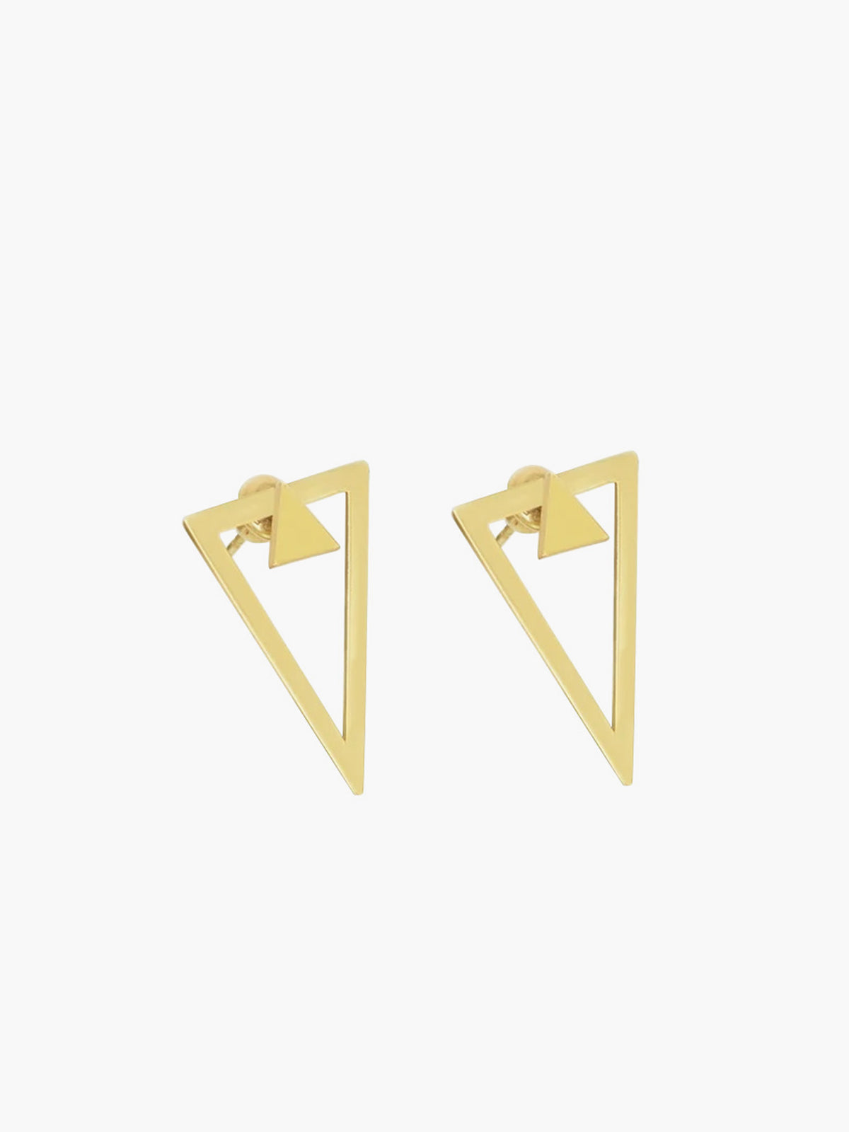 Detachable Triangle Earrings Shine Aura