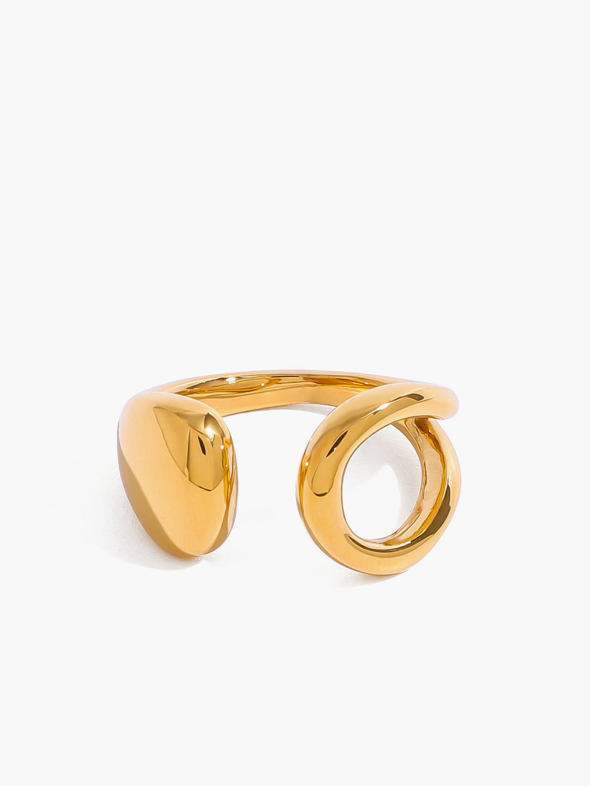 Cutout Open Ring Shine Aura