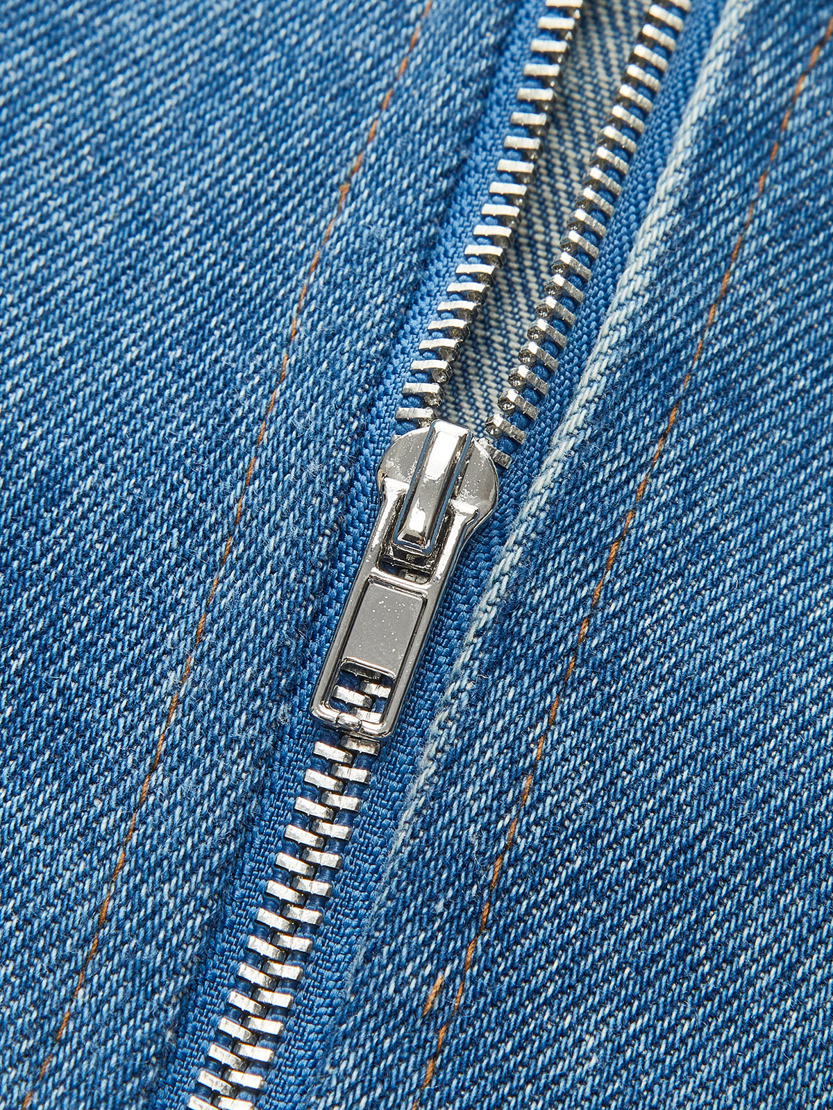 Şık Bir Görünüm İçin Stil Sahibi Denim Panel Kontrast Askılı Korse Üst