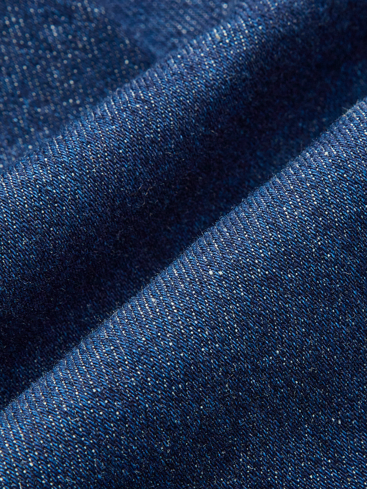 Şık X-Baskı Fırfırlı Denim Elbise