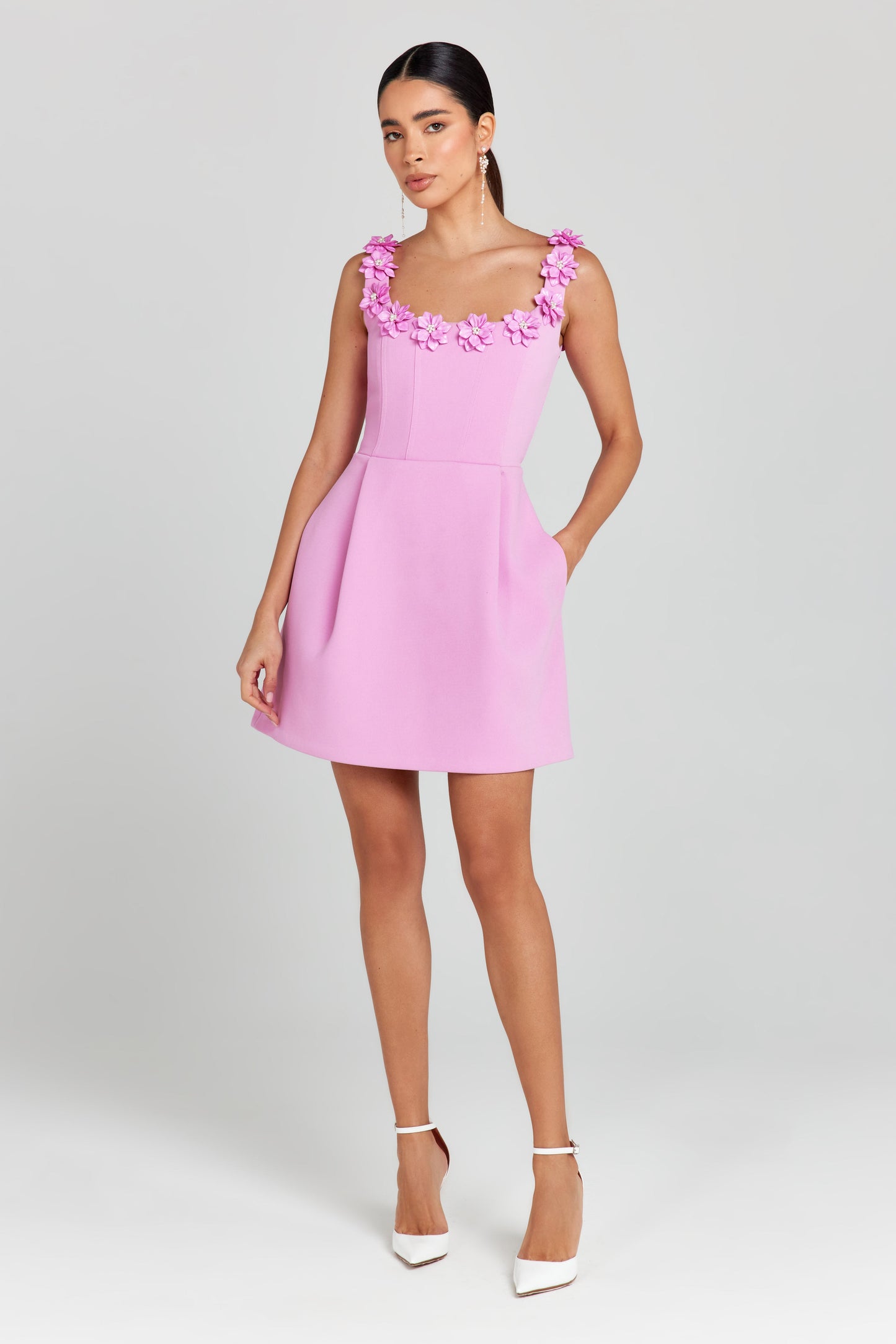 Cindy Pembe Elbise