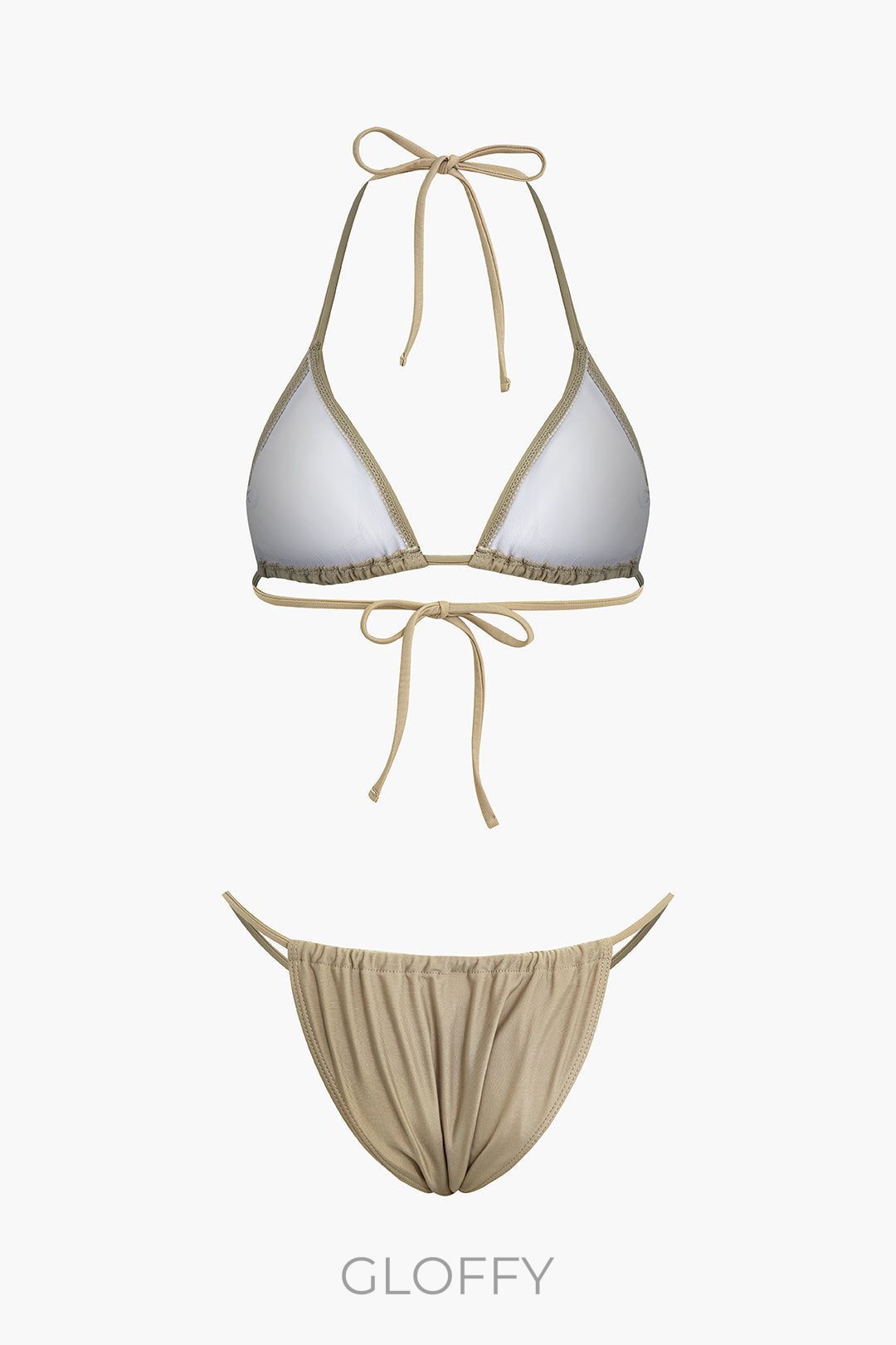 Boyundan Bağlamalı Bikini Ve Batik Örtülü Malaya Peştemâli 3'Lü Set