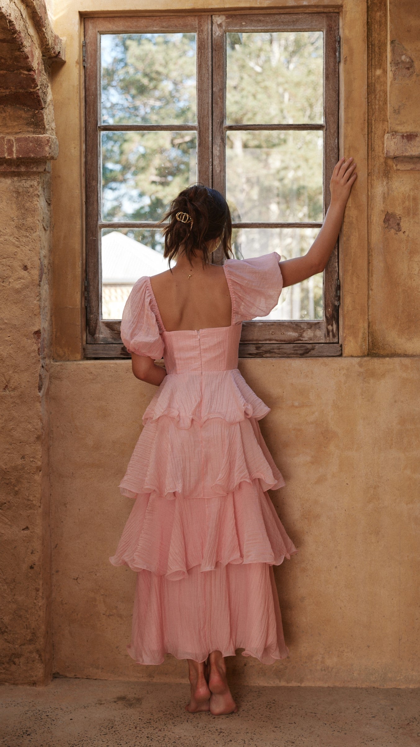 Lanelle Maxi Elbise - Pembe