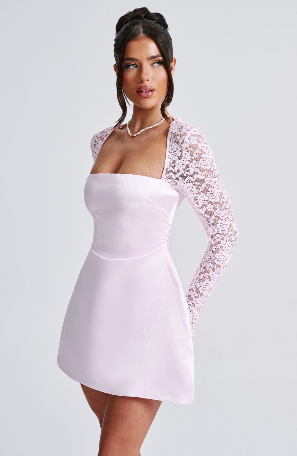 Sadie Mini Elbise - Allık