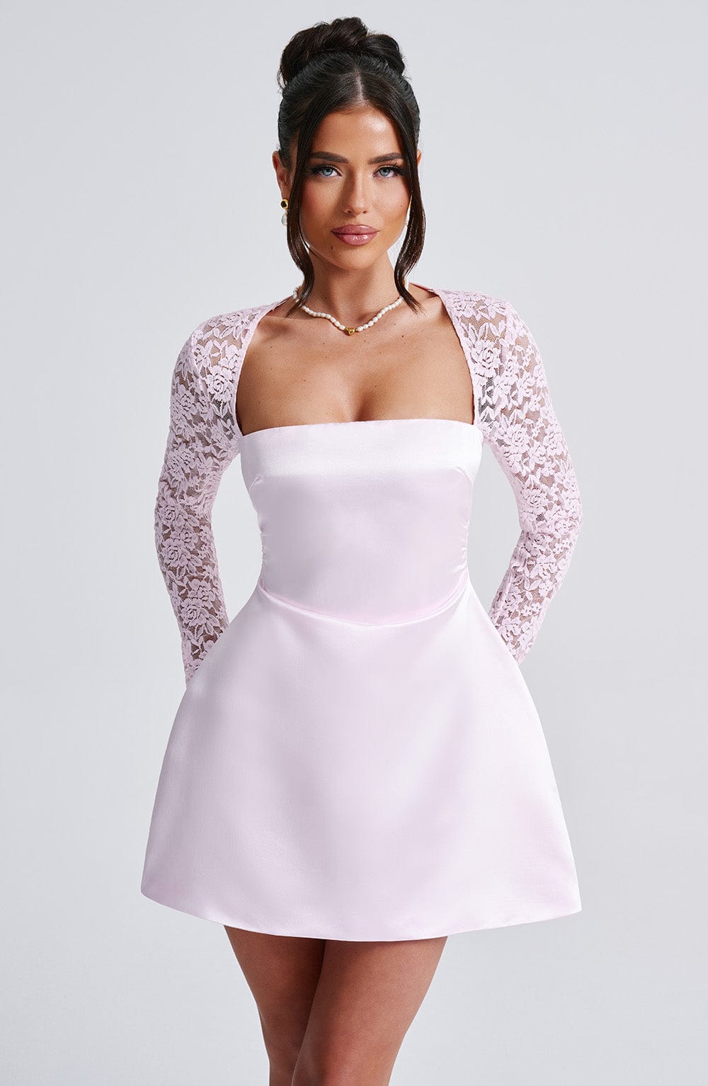 Sadie Mini Elbise - Allık