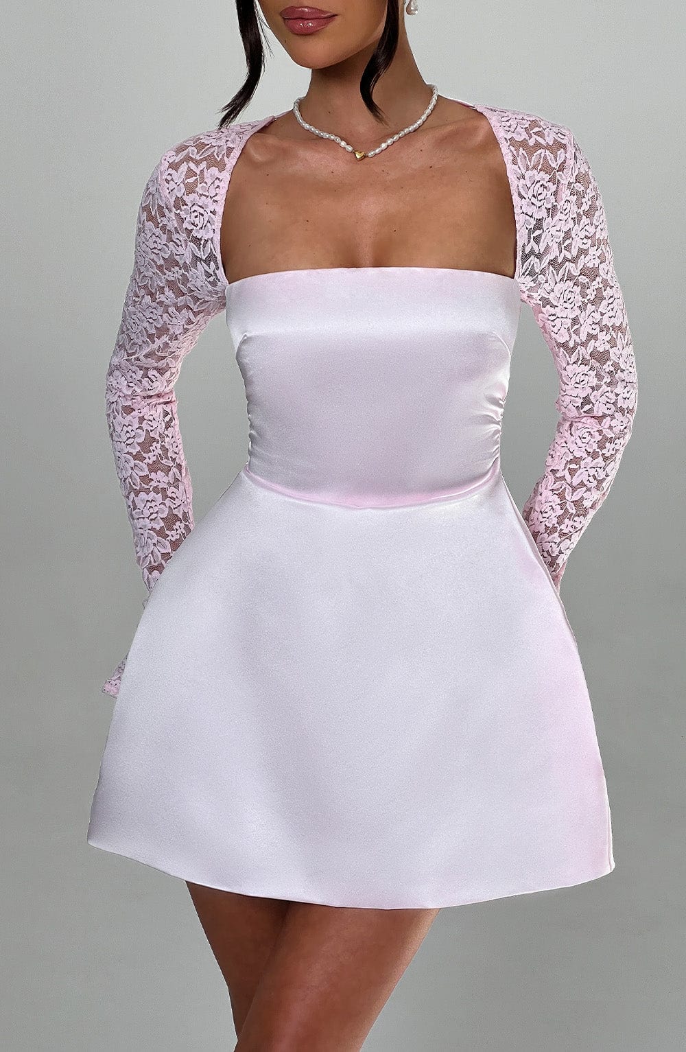Sadie Mini Elbise - Allık