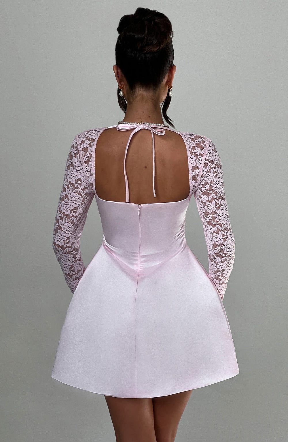 Sadie Mini Elbise - Allık