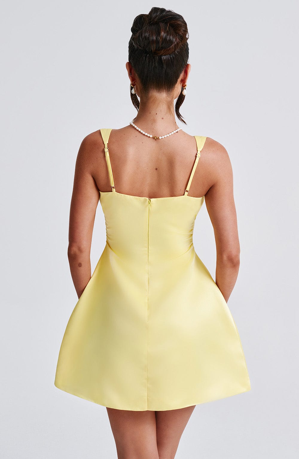 Sofie Mini Elbise - Limon Shine Aura