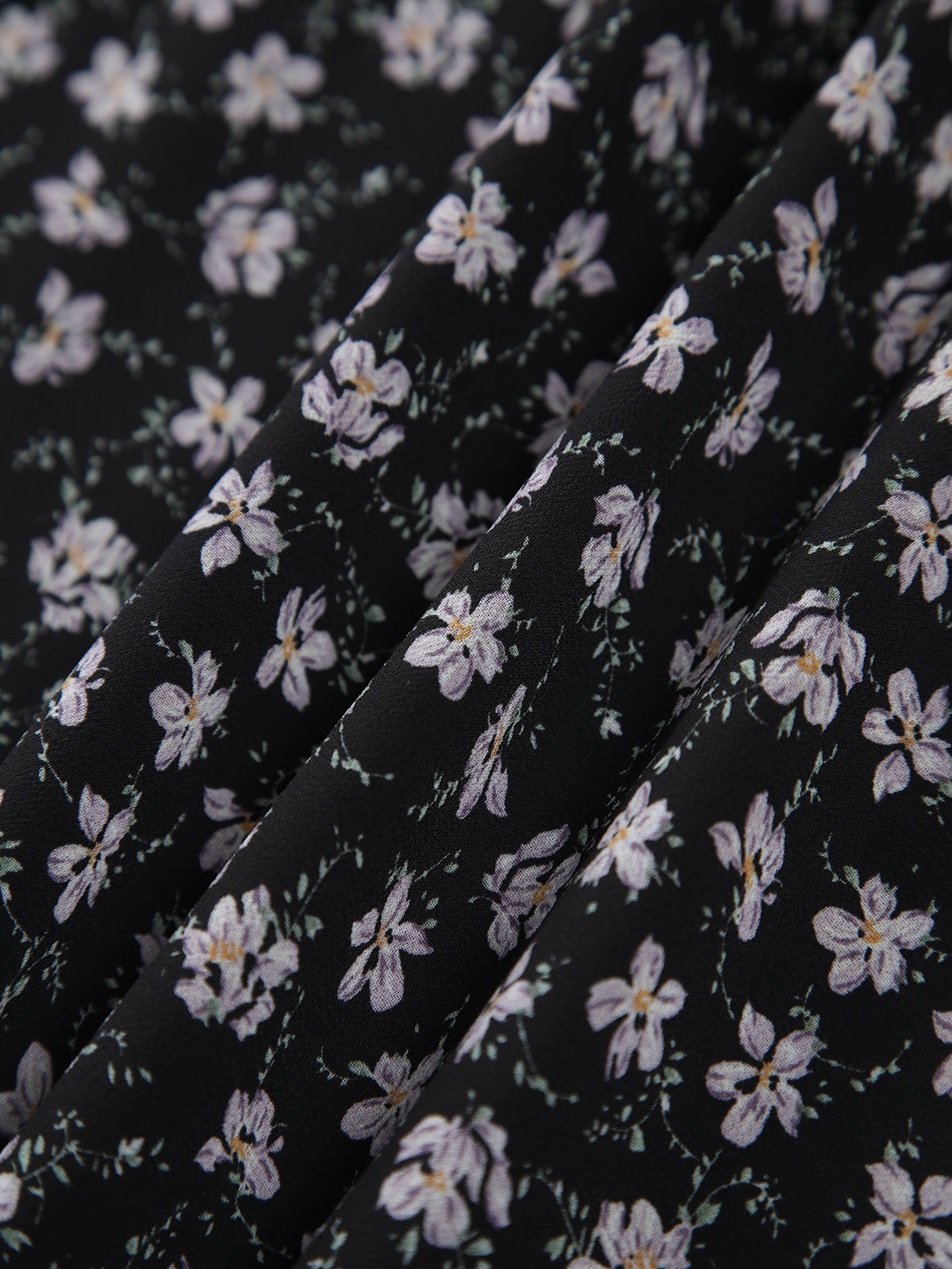 Çiçekli Peter Pan Yaka Kısa Elbise Shine Aura