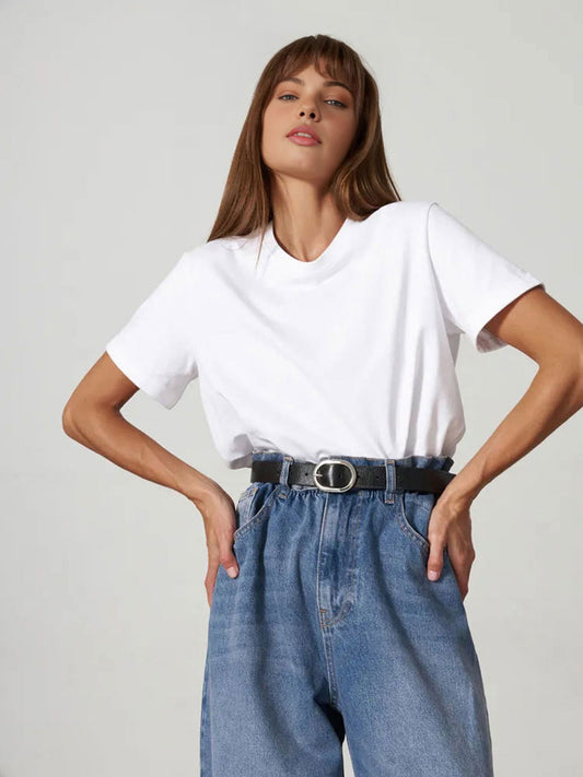 For Every Moment Solid Shirt Shine Aura