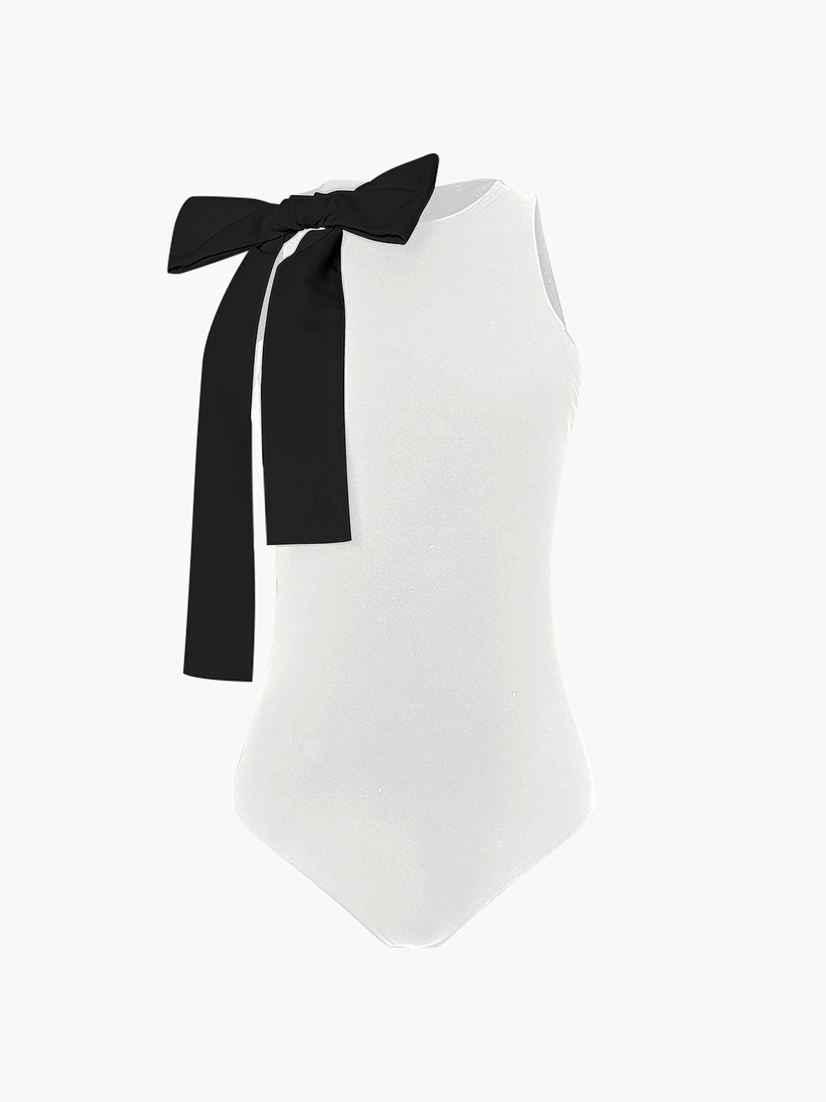 Fiyonk Desenli Kolsuz Bodysuit Shine Aura