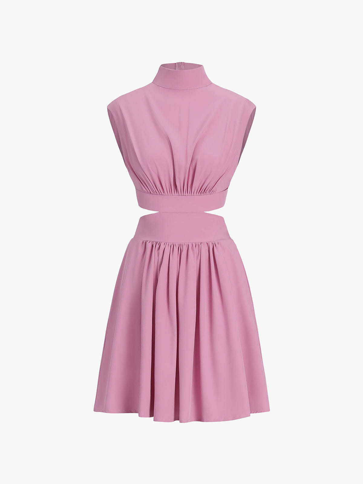 Kesim Kolsuz Kısa Elbise Shine Aura