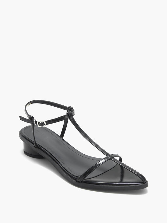 Strappy Slingback Heel Sandals Shine Aura