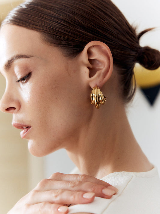 Elegant Snail Style Earrings 