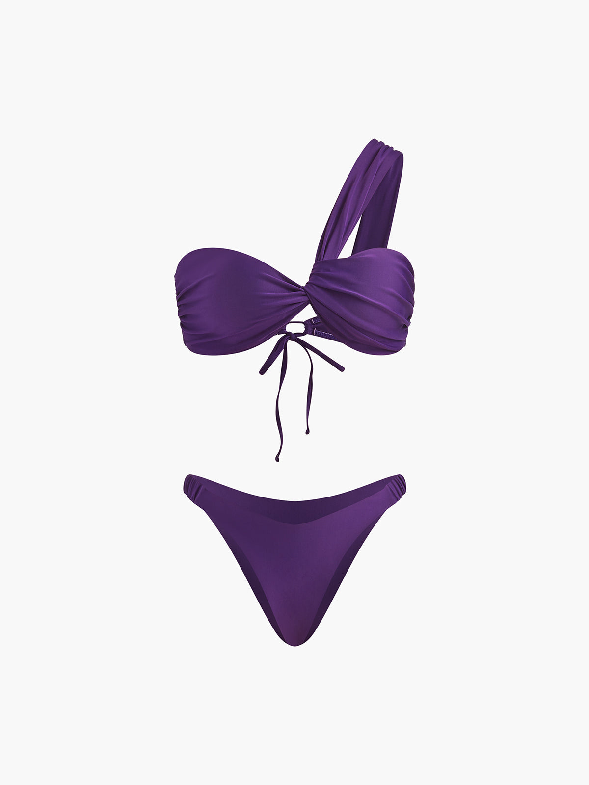 Asimetrik İpli Bikini Takımı Shine Aura