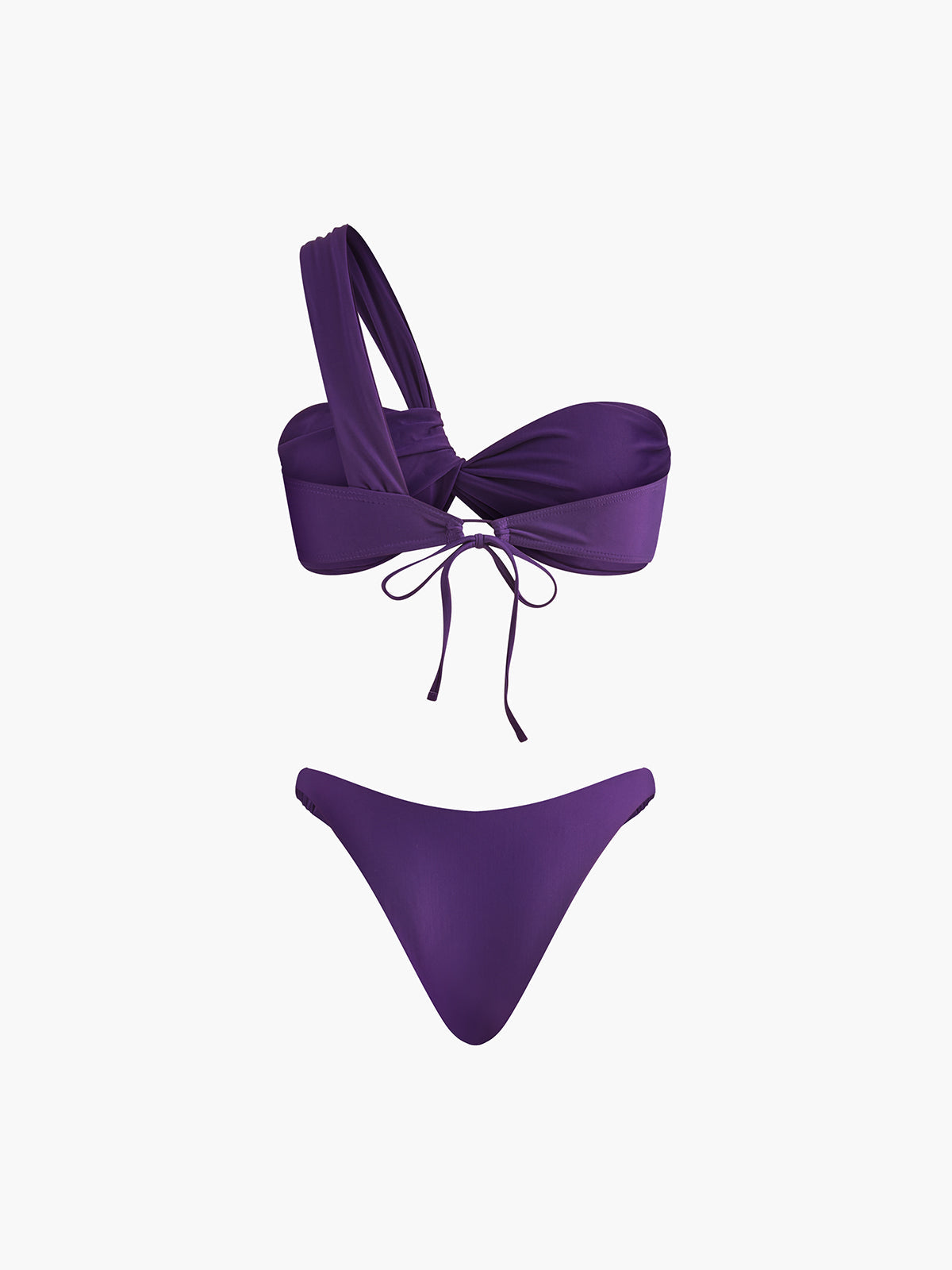 Asimetrik İpli Bikini Takımı Shine Aura