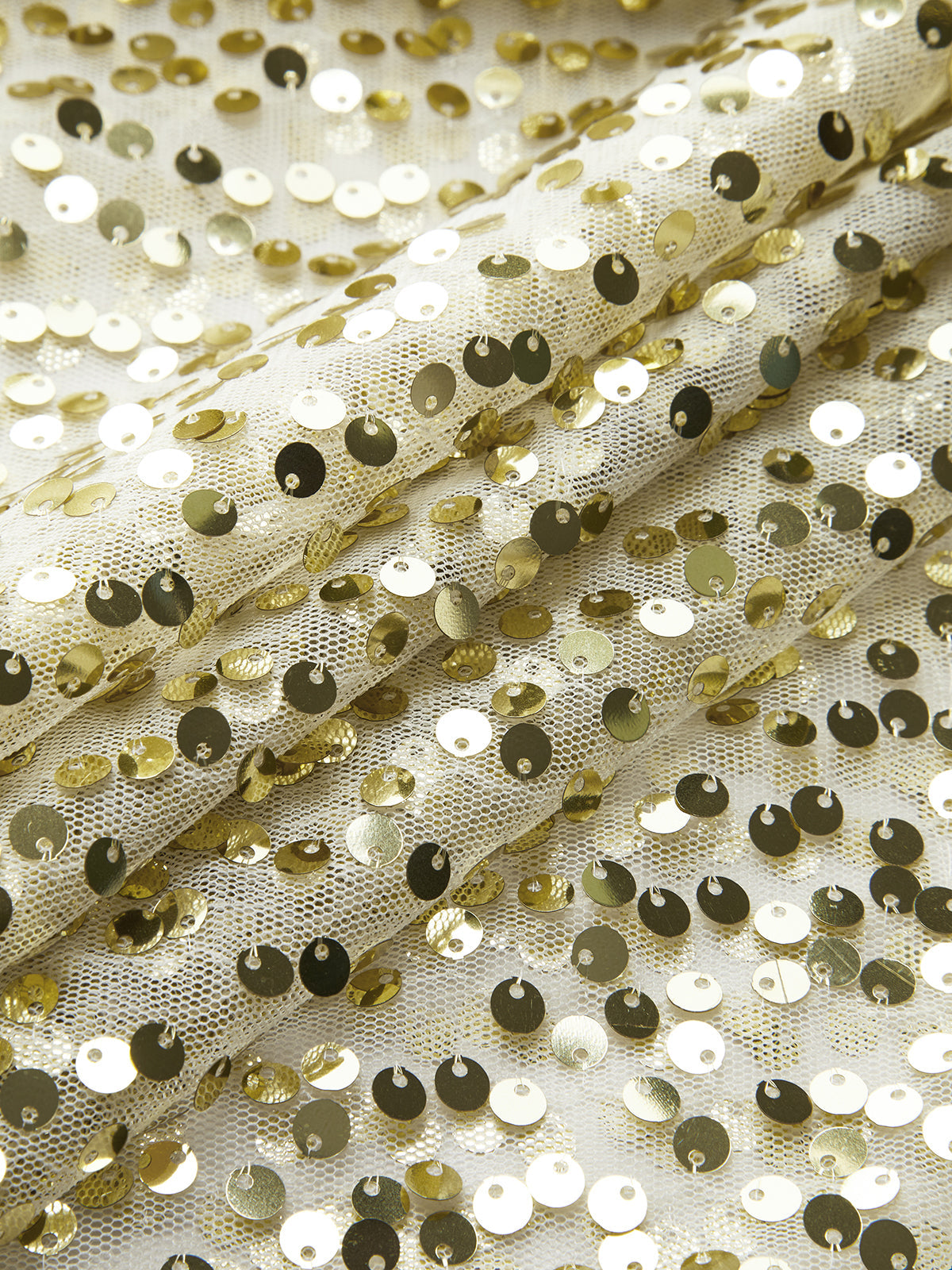 Golden Mosaic Sequin Skirt Shine Aura