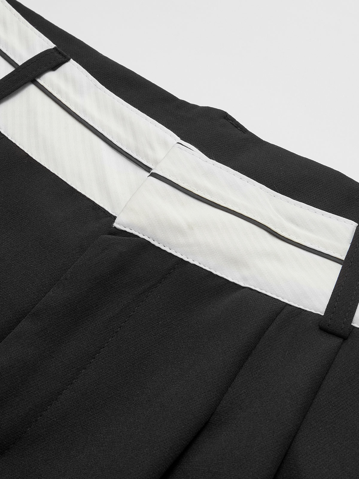 Günlük Kontrast Geniş Paça Pantolon Shine Aura