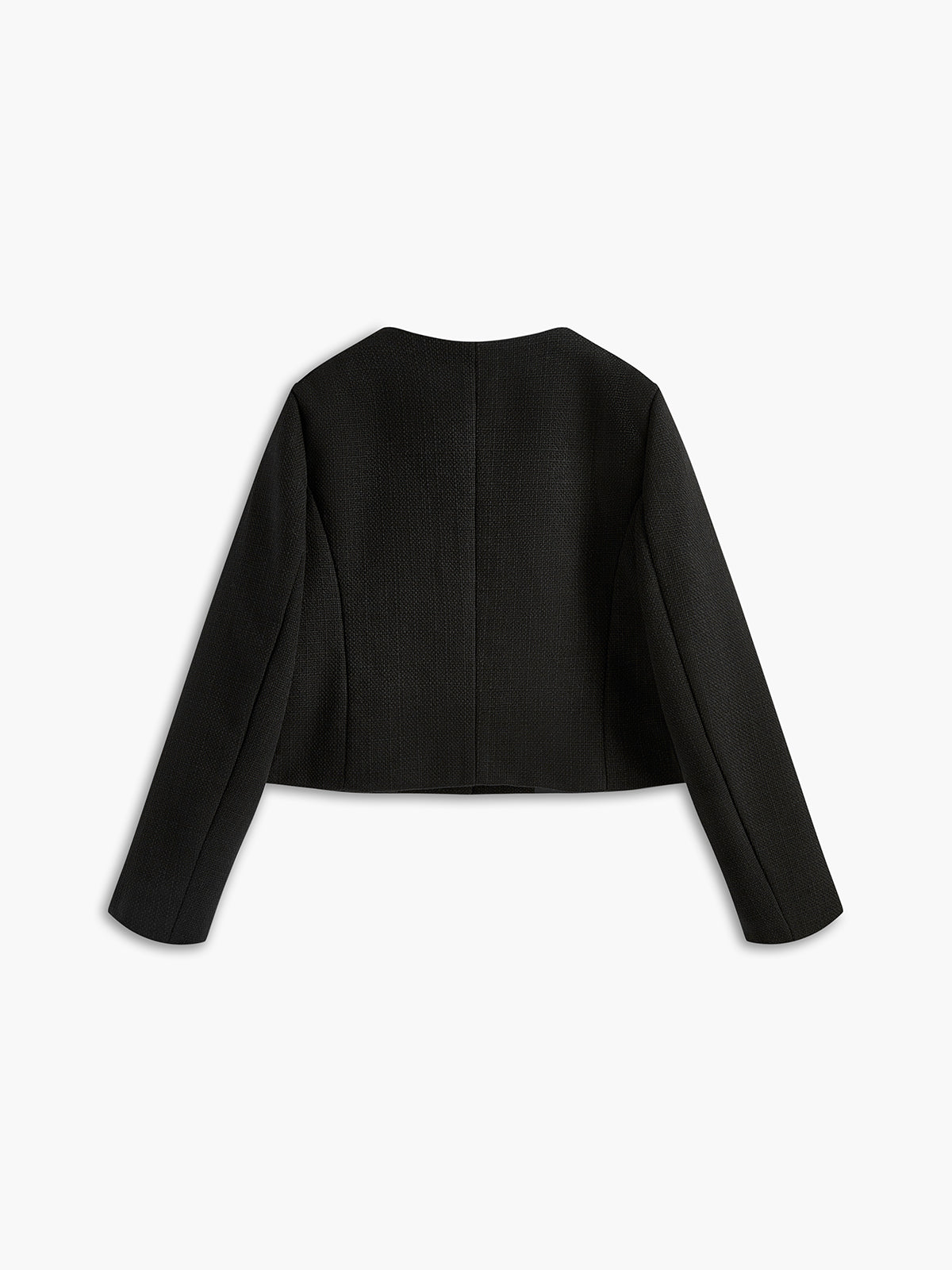 Altın Düğmeli Tweed Ceket Shine Aura