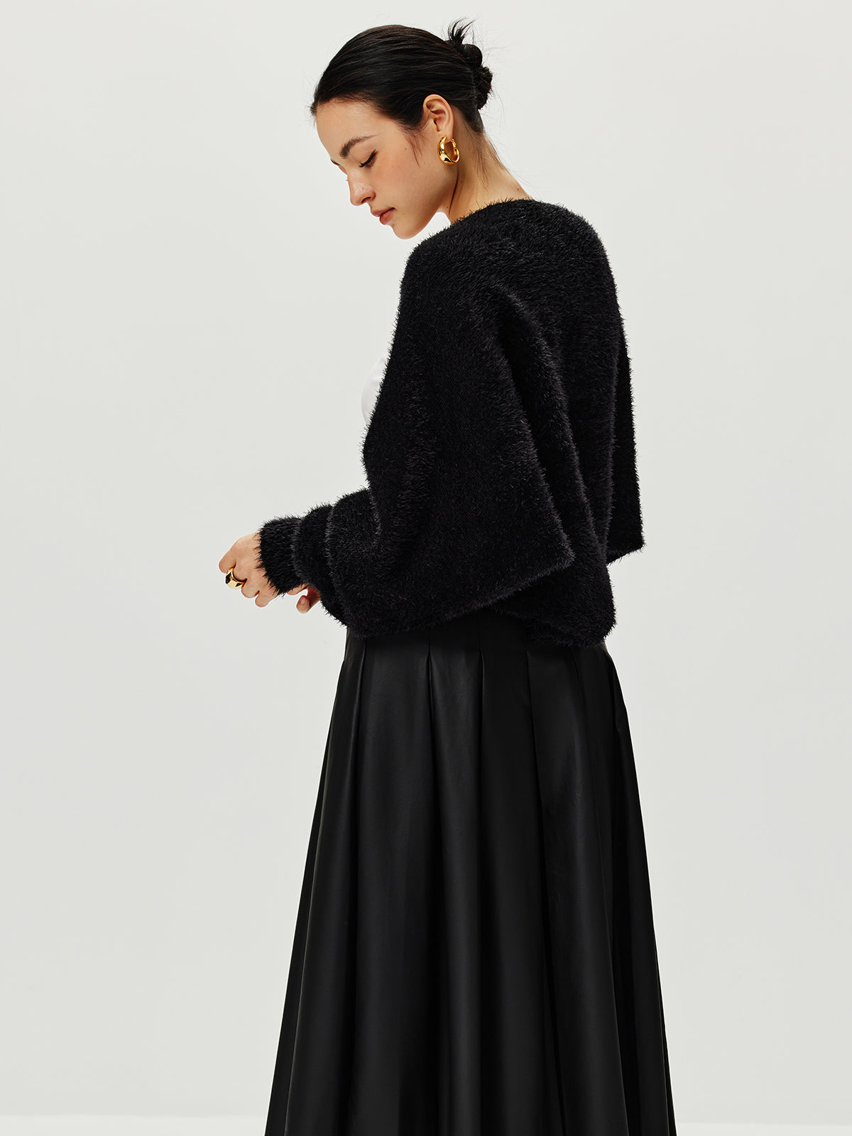 Bulanık Ceket Shrug Shine Aura