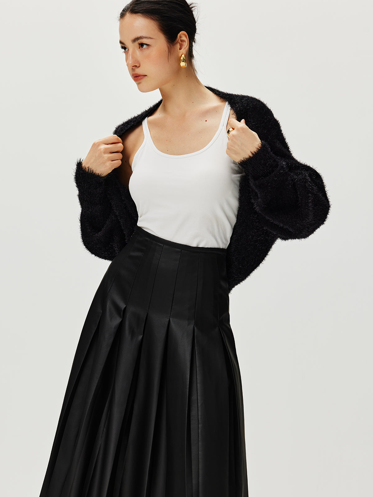 Bulanık Ceket Shrug Shine Aura