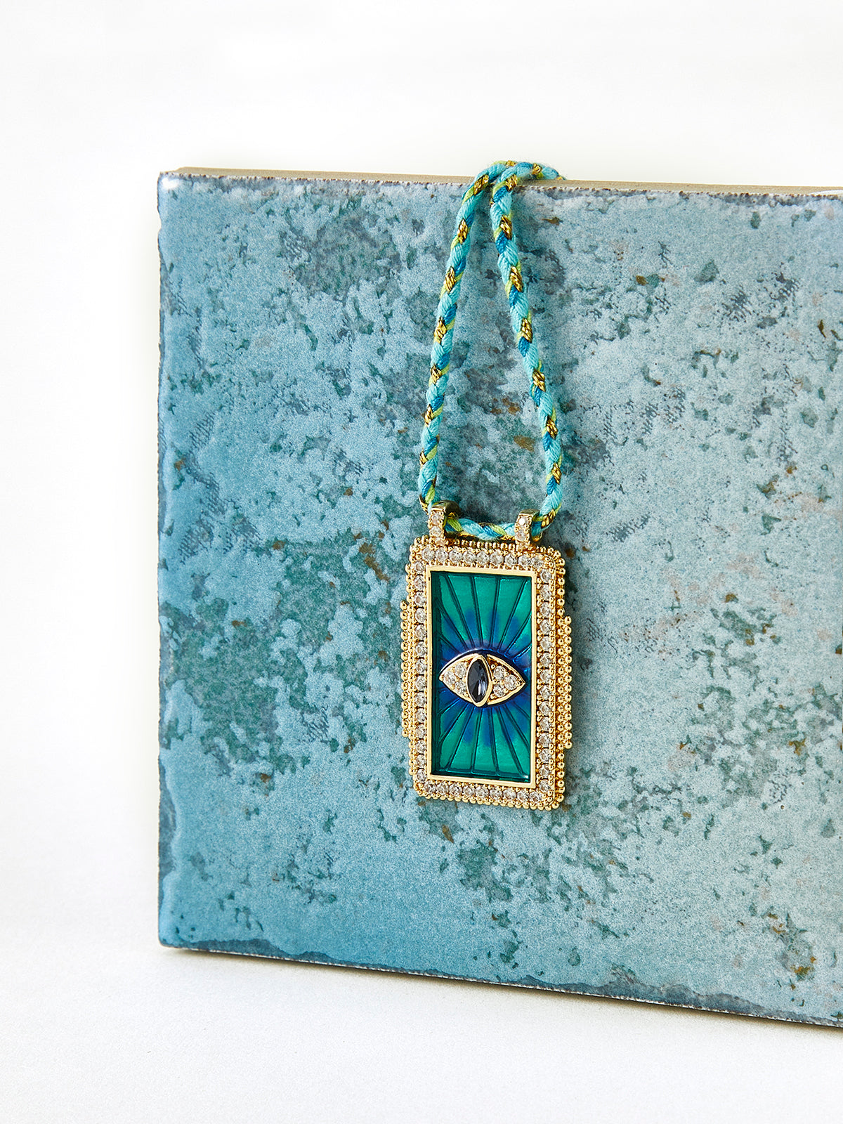 Powerful Protection-Evil Eye Pendant Necklace Shine Aura