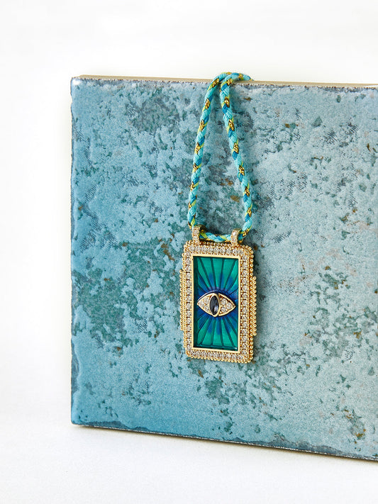 Powerful Protection-Evil Eye Pendant Necklace Shine Aura