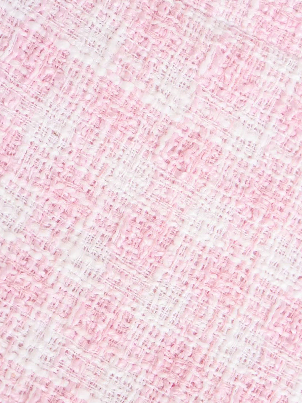 Şık Tweed Polo Yaka Ceket Shine Aura