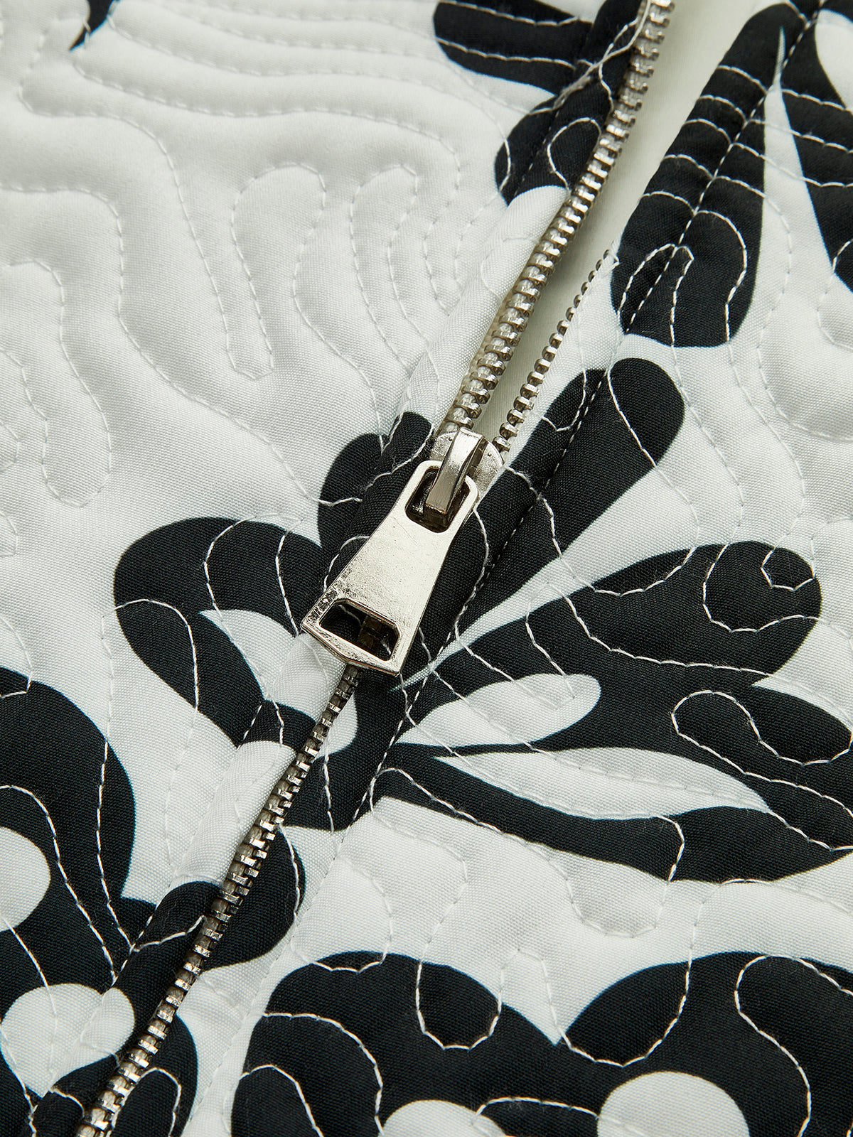 Retro Fermuarlı Yastıklı Kış Montu Shine Aura