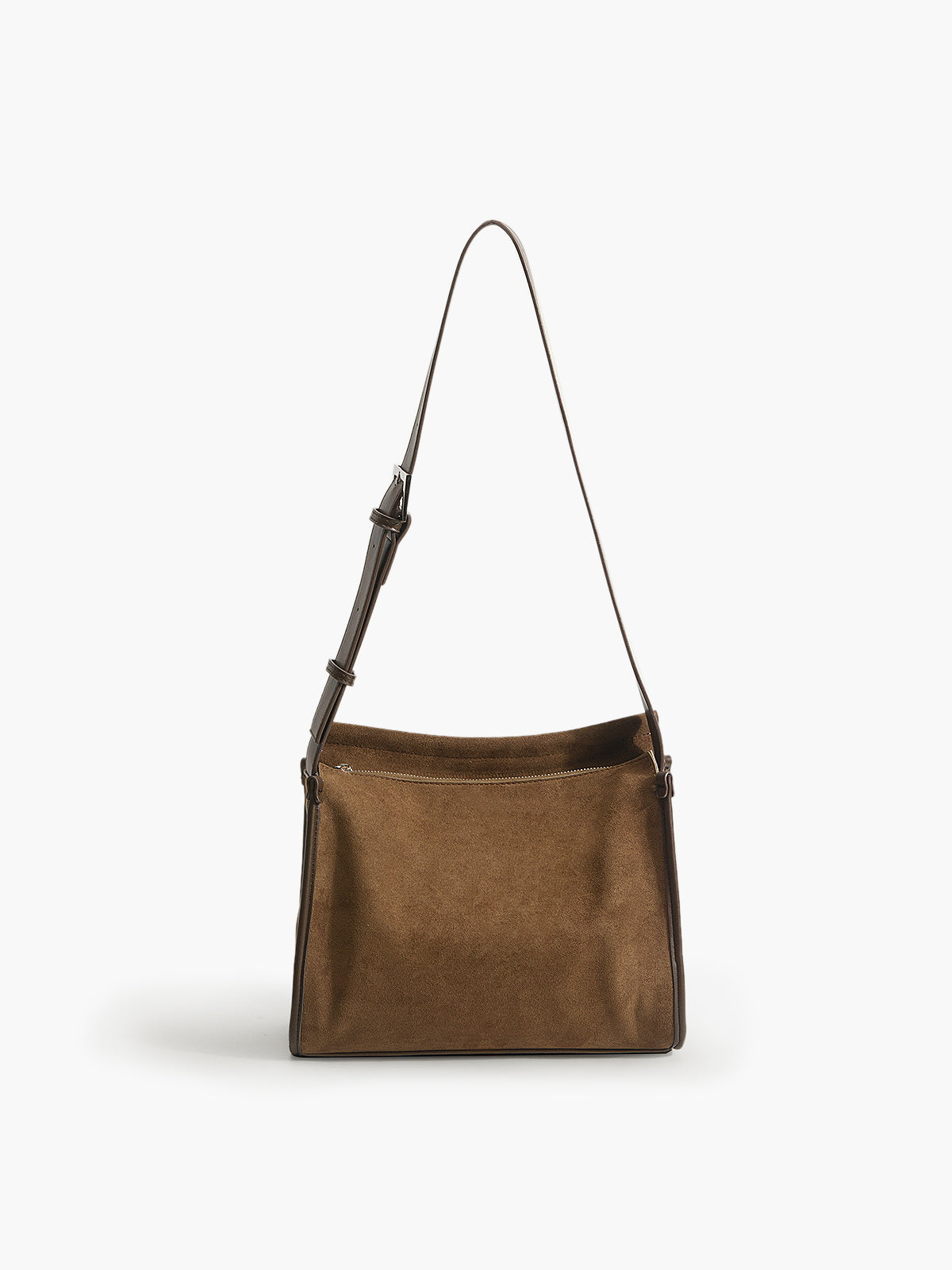 Causal Bucket Zipper Tote Bag Shine Aura
