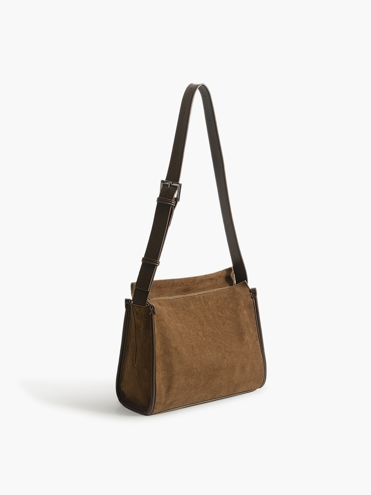 Causal Bucket Zipper Tote Bag Shine Aura