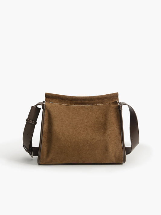 Causal Bucket Zipper Tote Bag Shine Aura