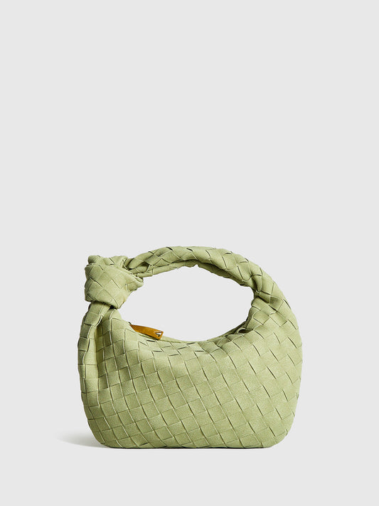 Round Woven Knot Bag 
