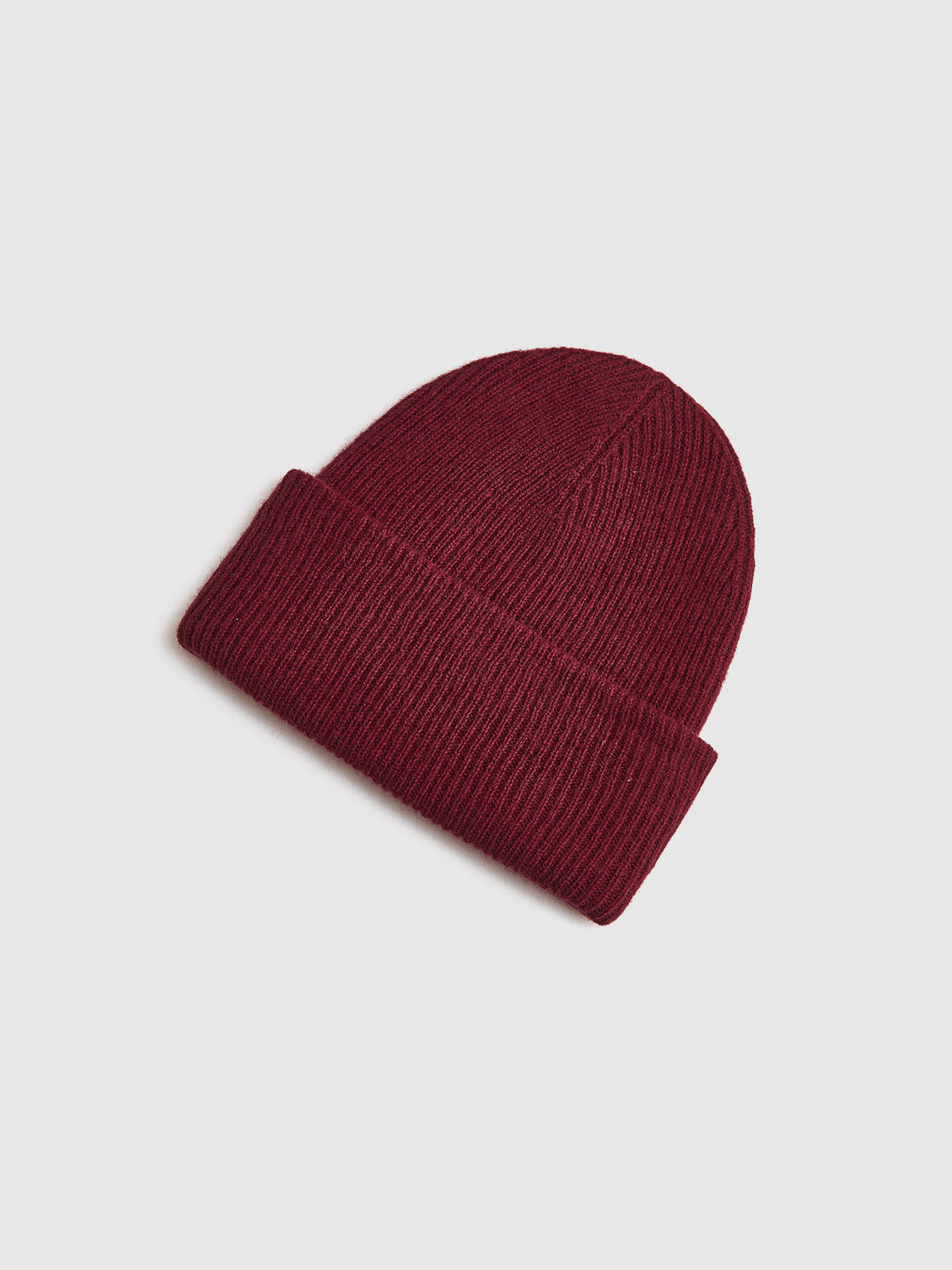 Ribbed Soft Wool Hat Shine Aura