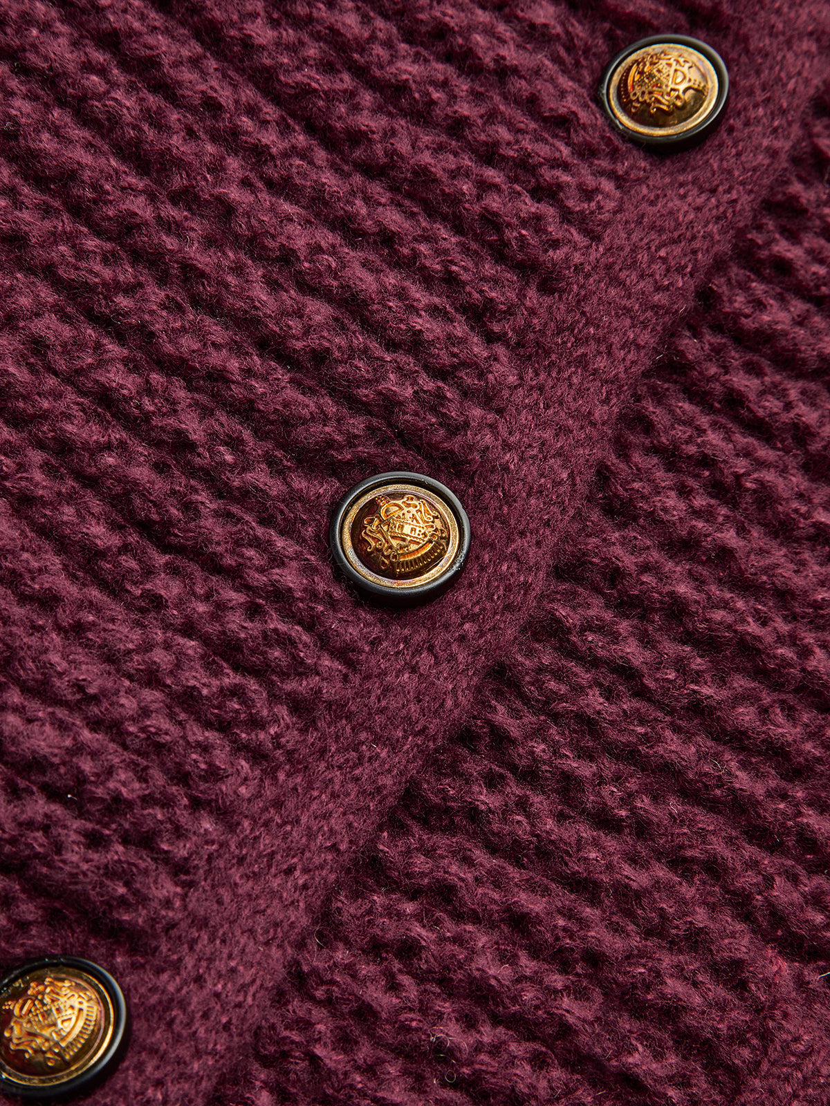 Breasted Cozy Short Cardigan Shine Aura