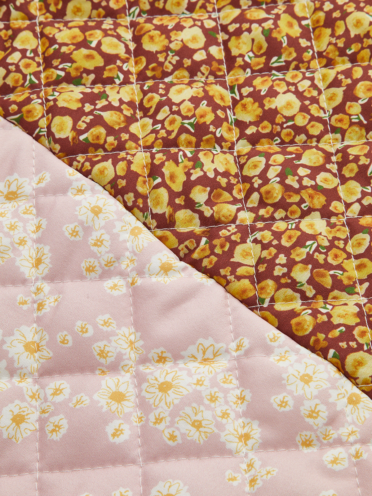 Renkli Baskılı Düğmeli Kış Ceketı Shine Aura