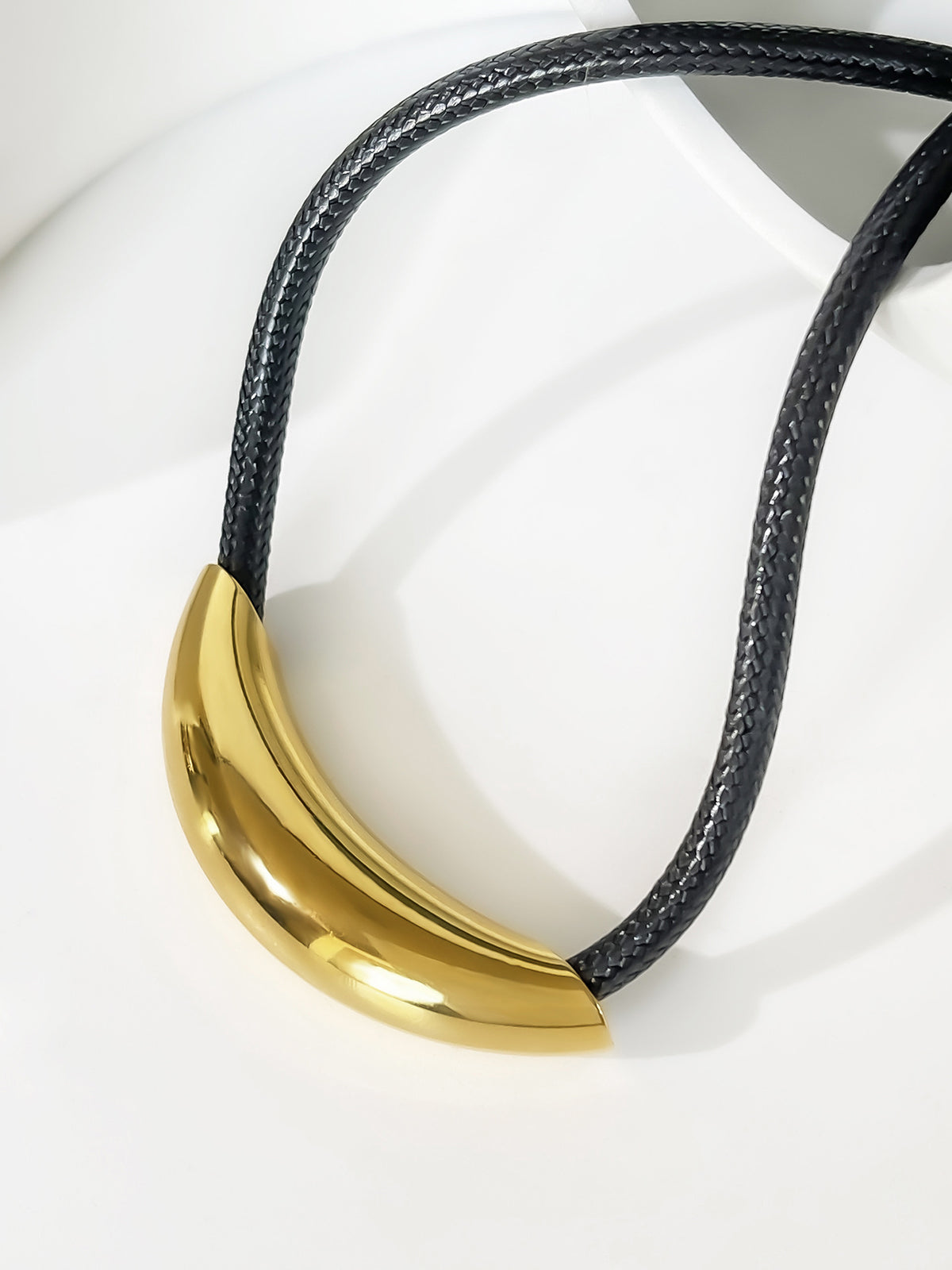 Altın Boru İp Choker Shine Aura
