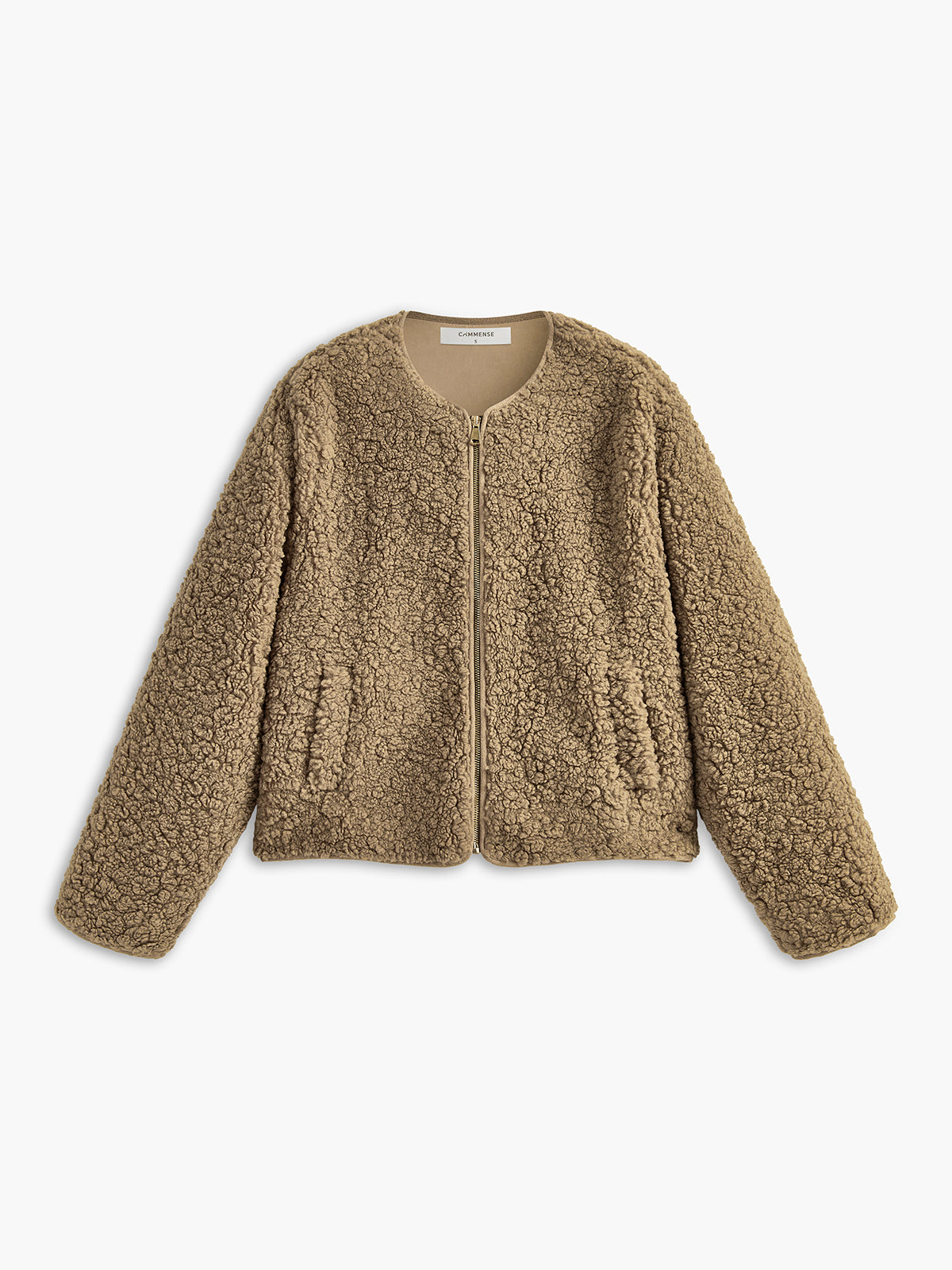 Spor Fermuarlı Polar Ceket Shine Aura