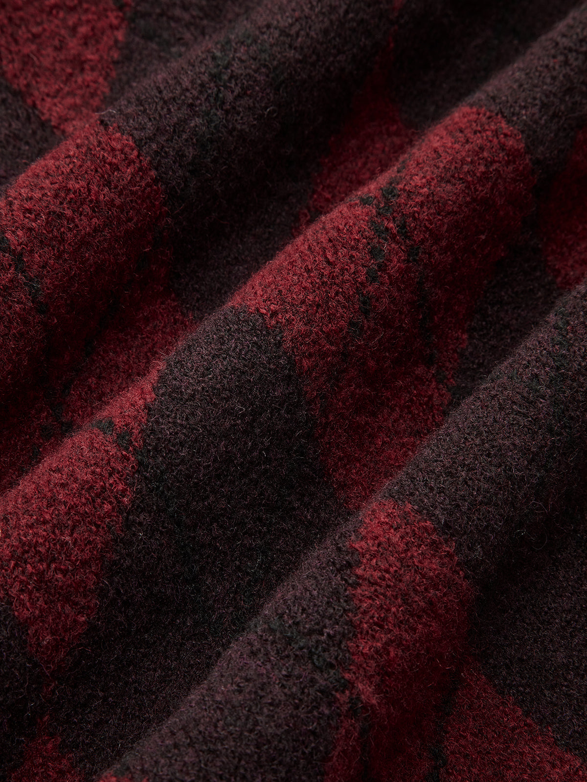 Retro Rhombic-Pattern Sweater Shine Aura