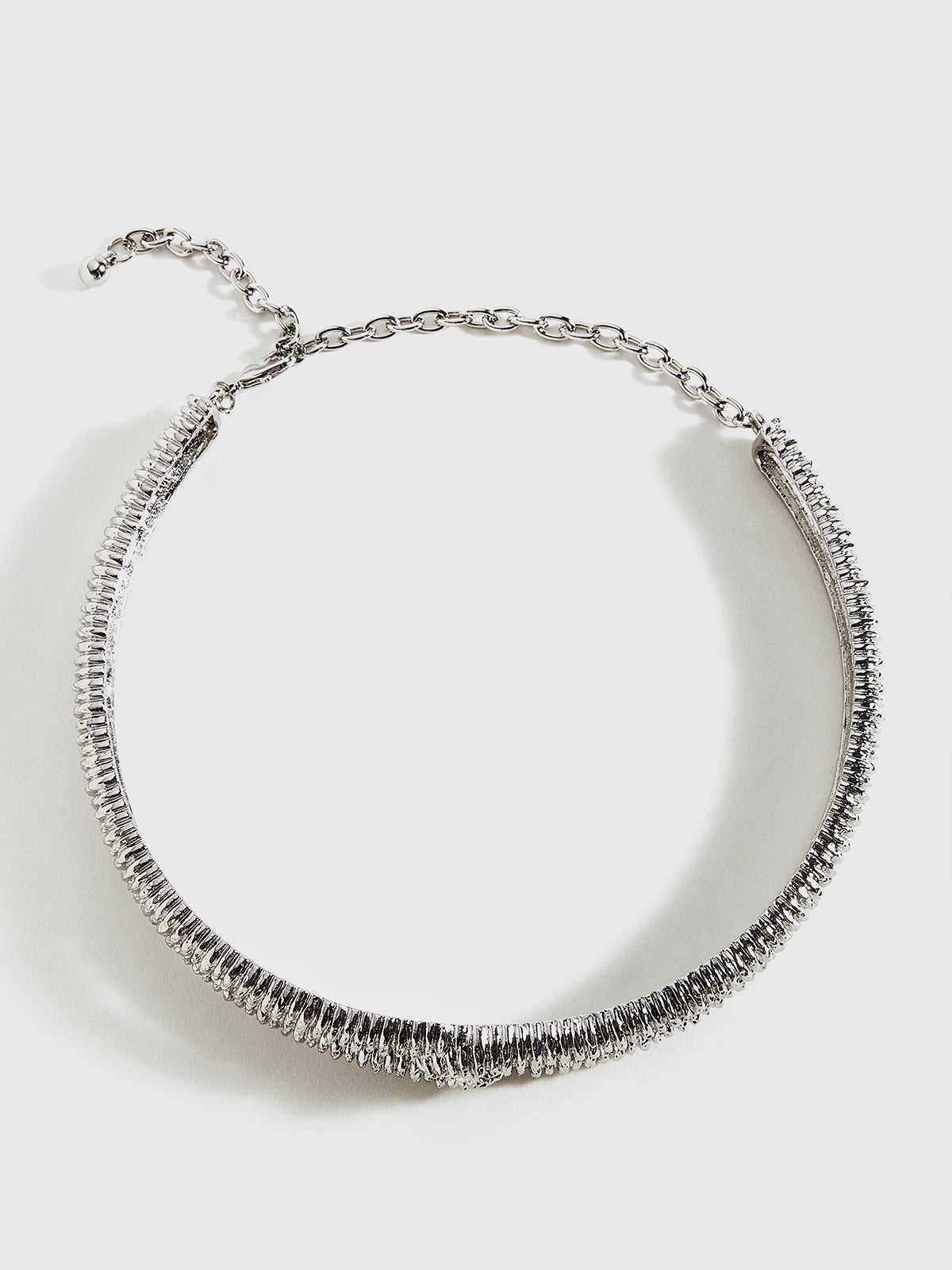 Retro Metal Burgu Dokulu Choker Shine Aura