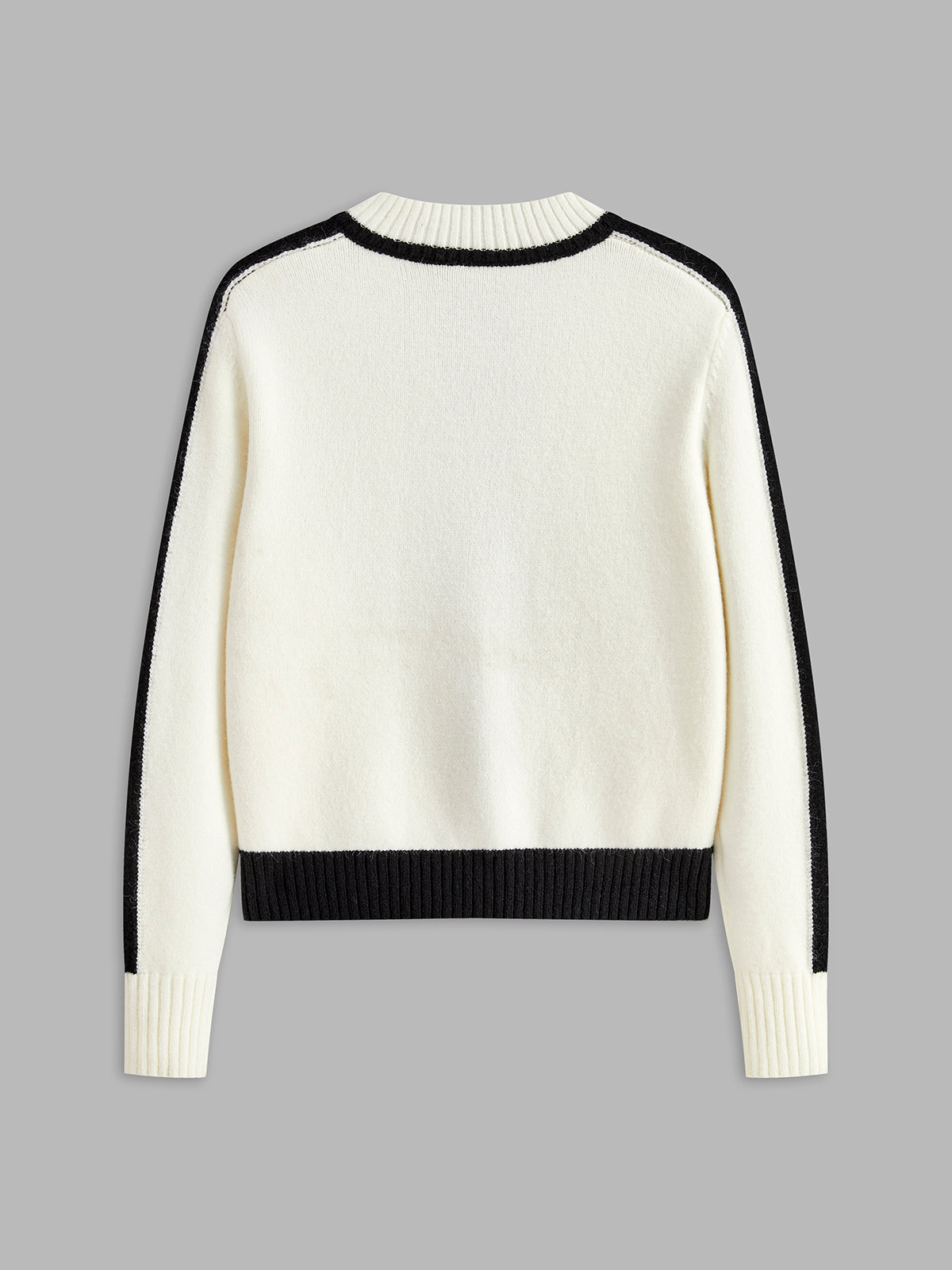 Şık Kontrast Kenar Detaylı Ceket Shine Aura