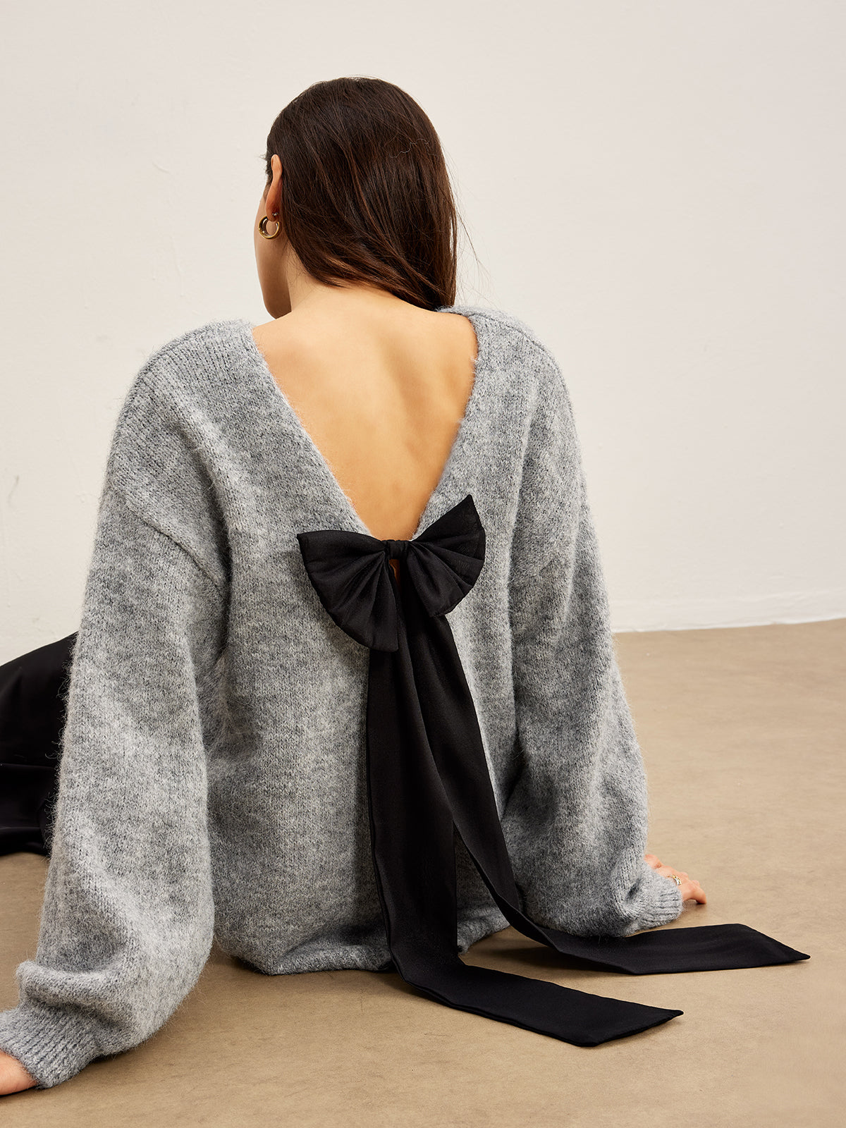 Sırtı Açık Curcuna Kaban Shine Aura