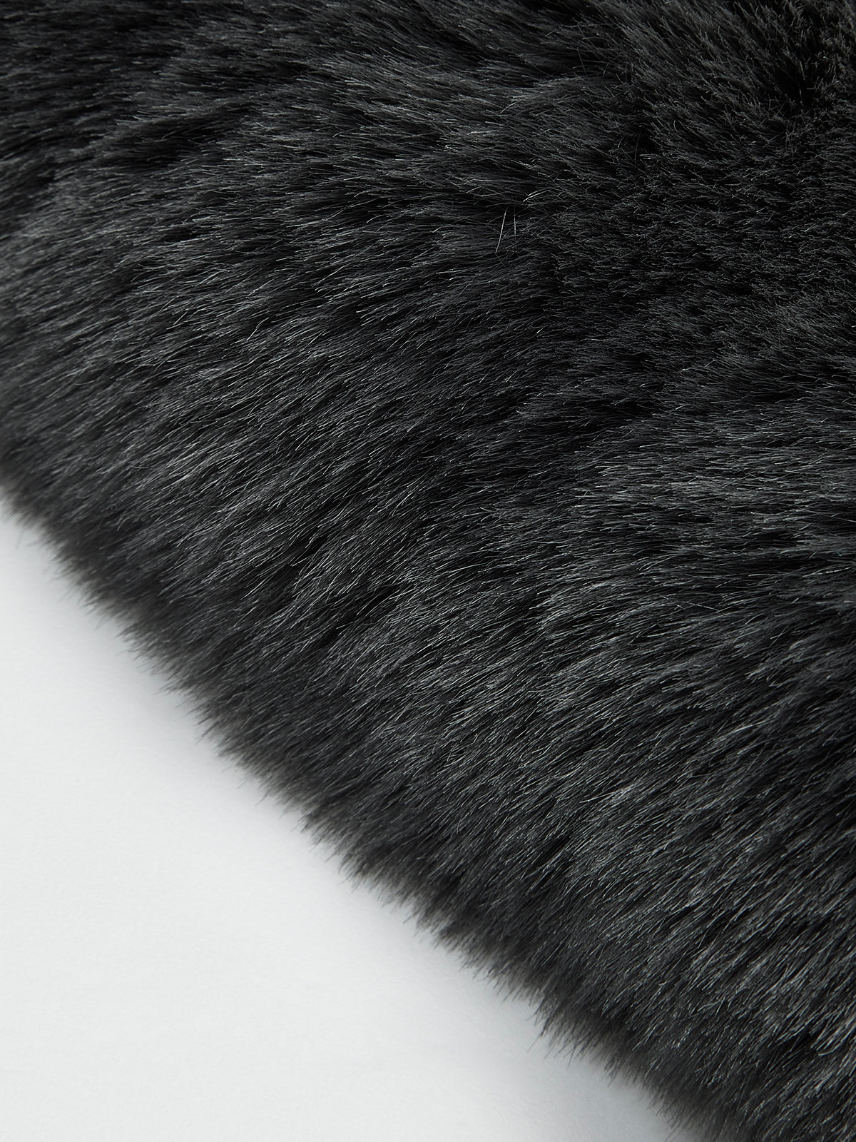 Sentetik Kürk Fermuarlı Kış Kabanı Shine Aura